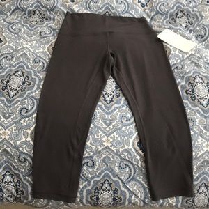 Lululemon Align Crop 21” Dark Shadow - Size 8